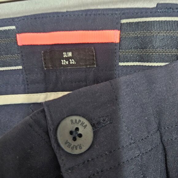 RAPHA CYCLING RANDONNEE TECHNICAL TROUSER Bike Gym Pants Men's 32x32 Dark Navy - Picture 2 of 8